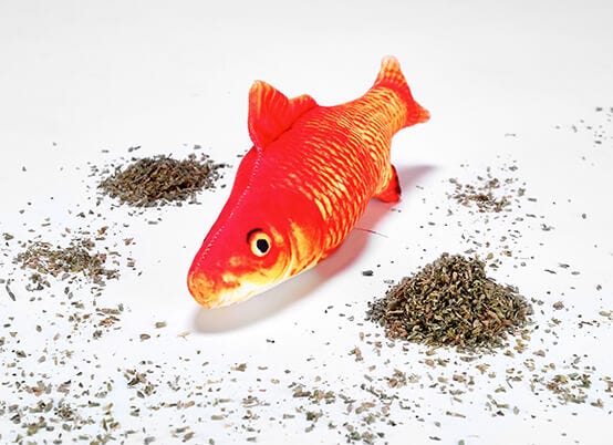 Refillable Catnip Red Carp Details